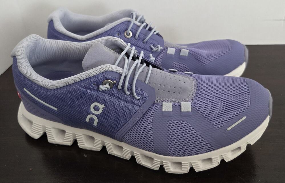 On Cloud 5 Womens Running Shoes Size 7 Blueberry Feather Purple 59.98021